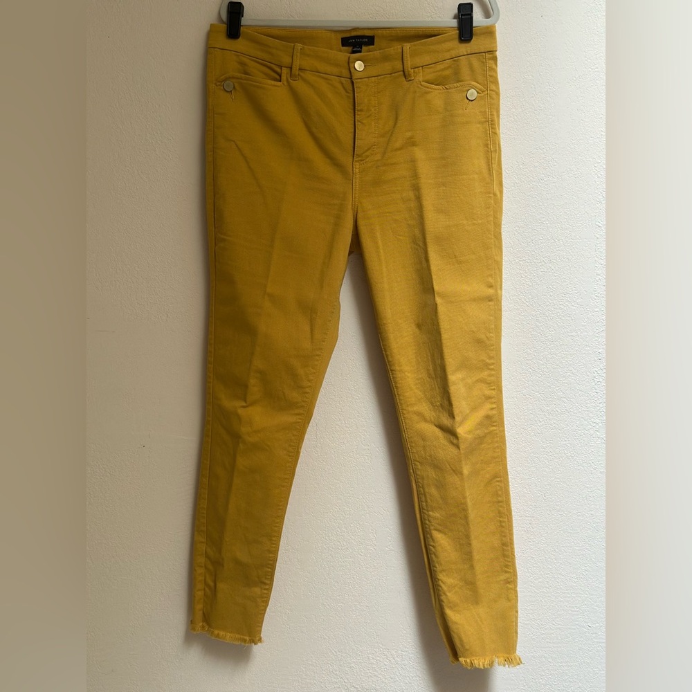 Ann Taylor Mustard Skinny Jeans - Picture 2 of 6